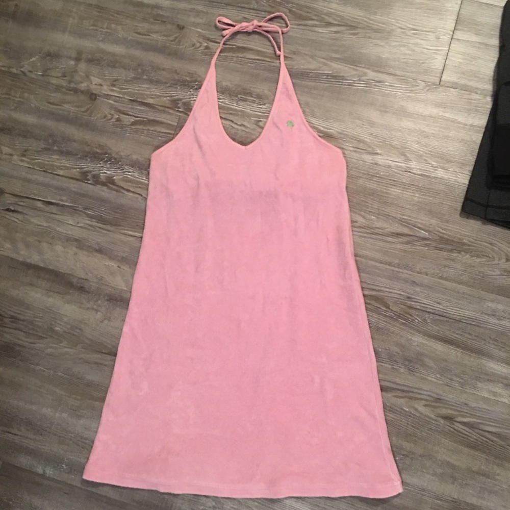 Lilly Pulitzer Velvet Halter dress